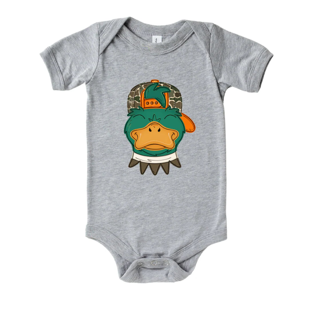 Camo Hat Mallard Bodysuit