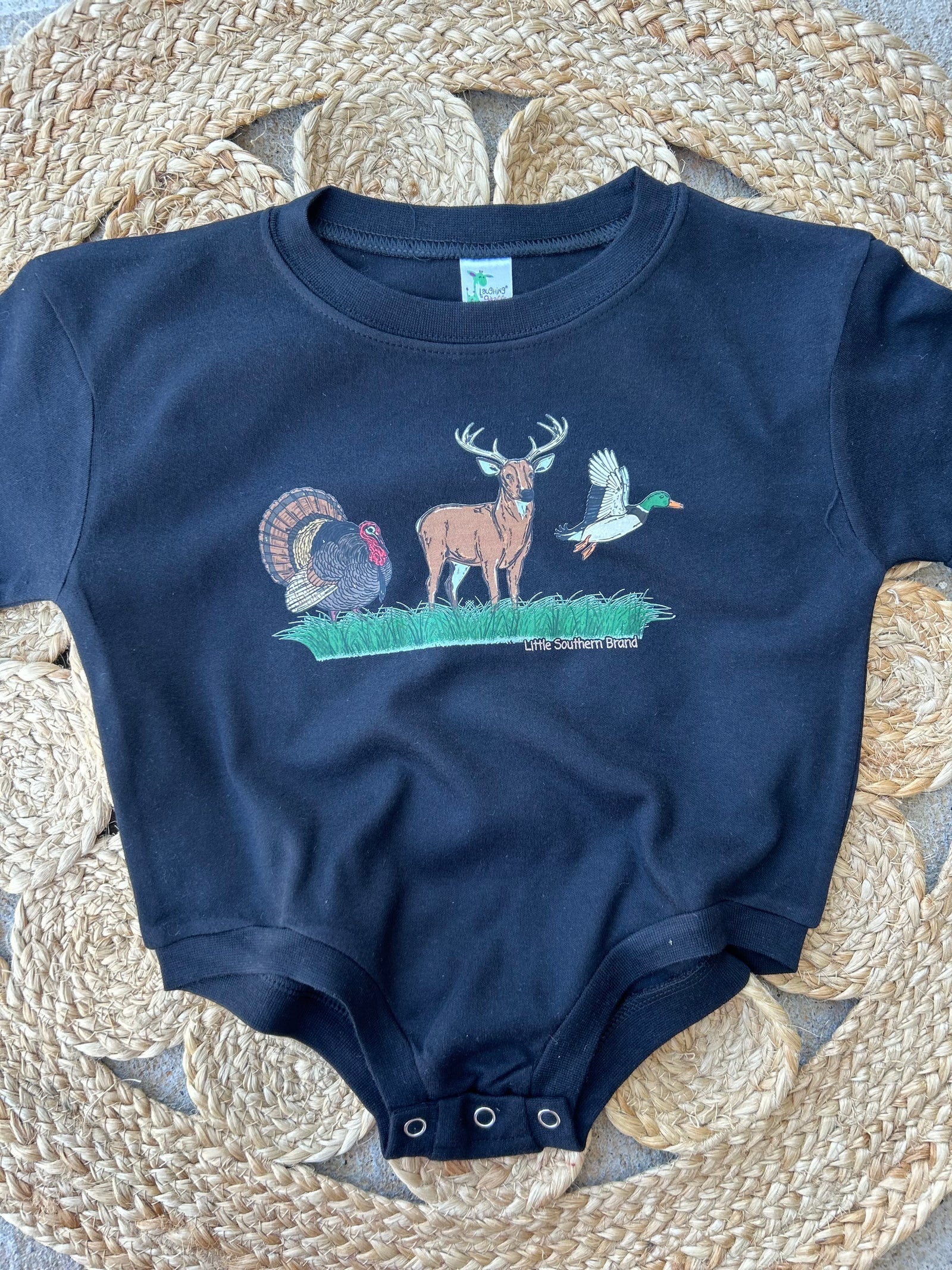Turkey Deer Duck Bubble | Black