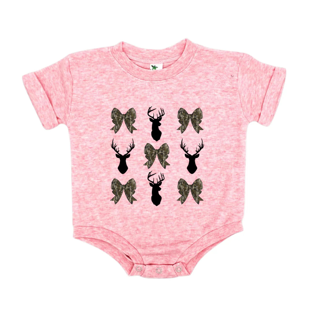 Camo Bows & Bucks Pink Bubble