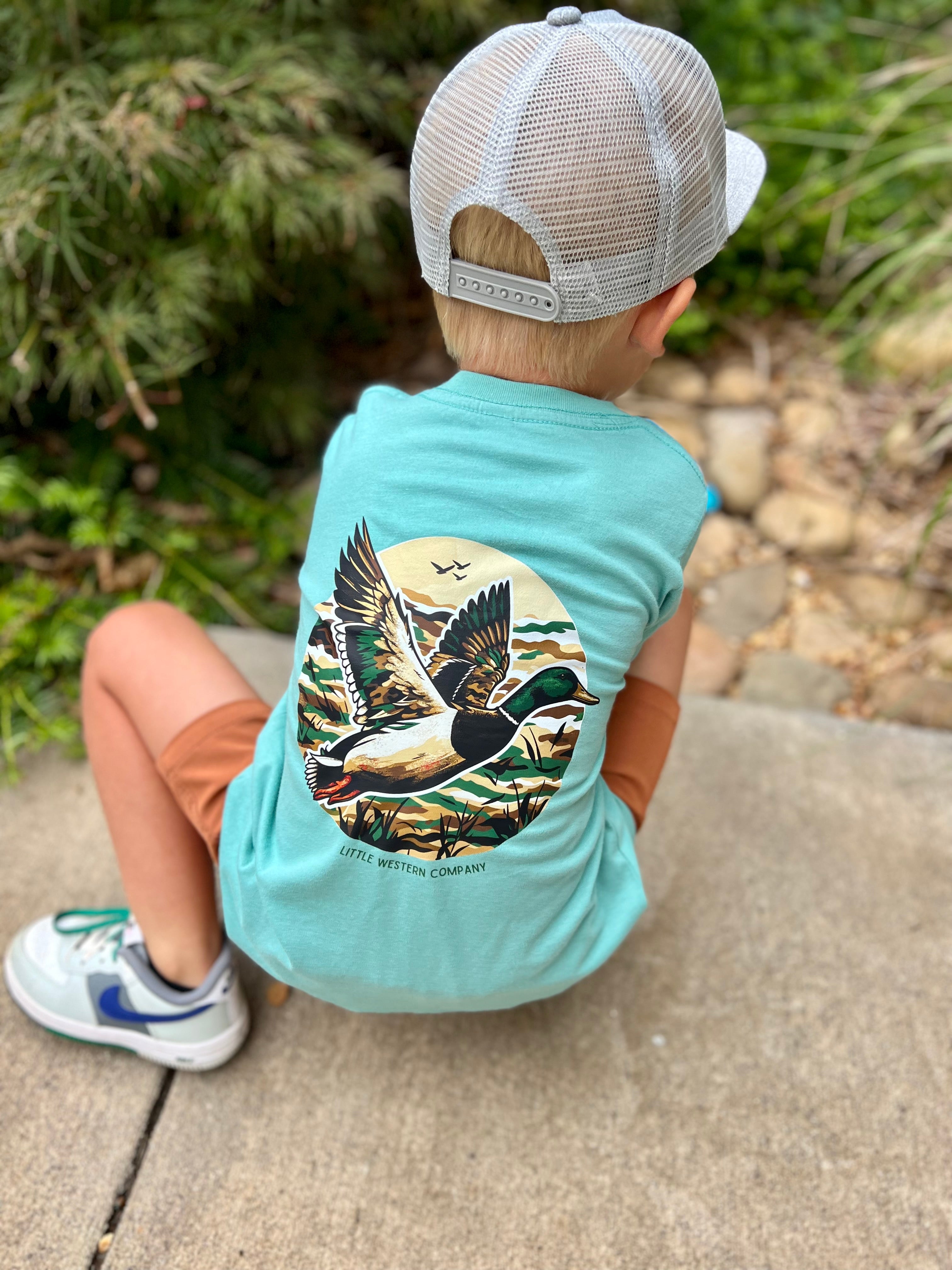 Camo Flying Mallard Tee