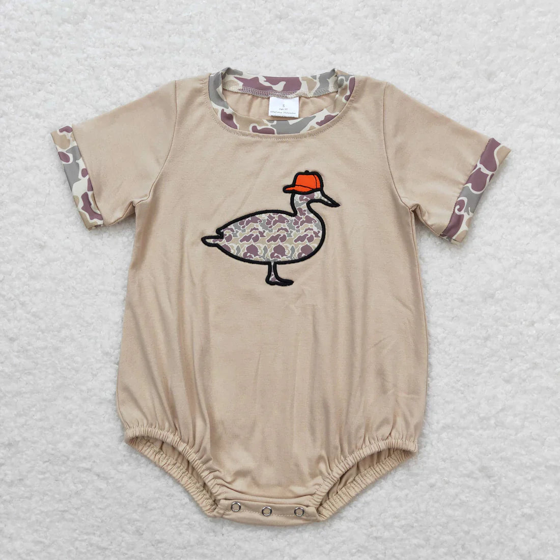 Camo Duck Bubble Romper