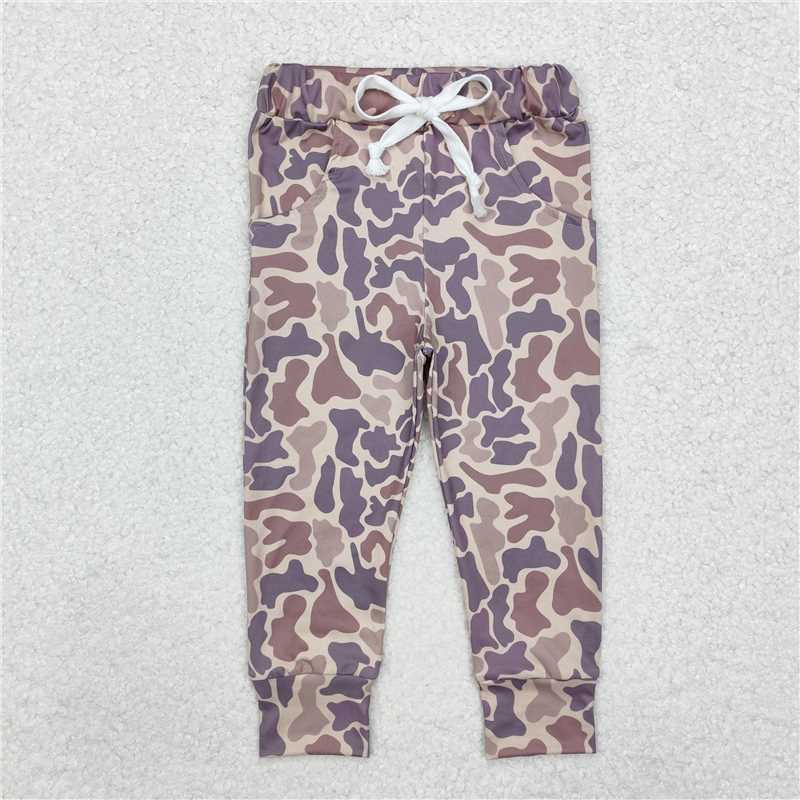 Tan Camo Joggers