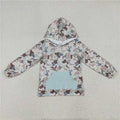 Light Blue Deer & Duck Camo Hooded Pullover
