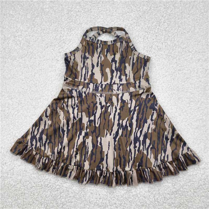 Woods Camo Ruffle Athletic Dress