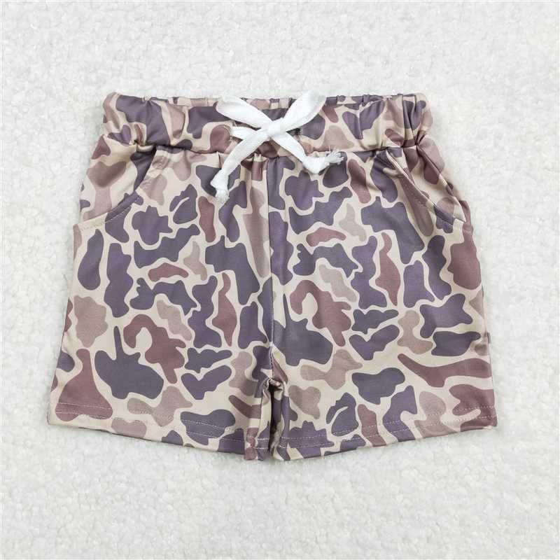 Tan Camo Shorts
