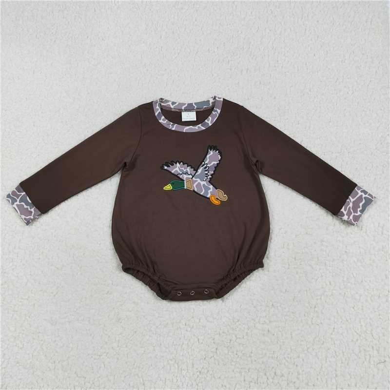 Camo Mallard Long Sleeve Romper