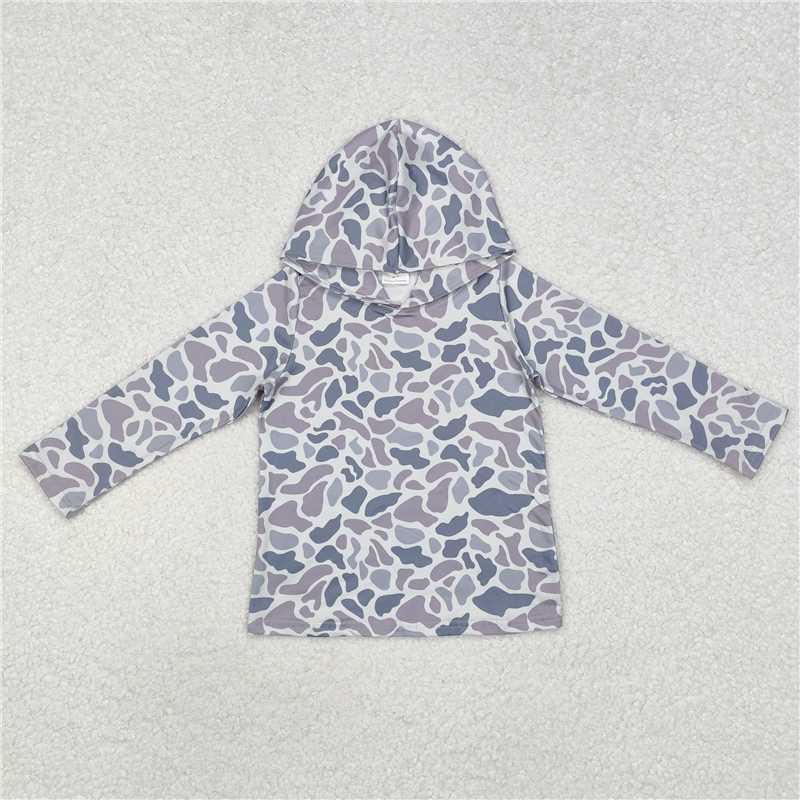 Light Camo Hooded Pullover