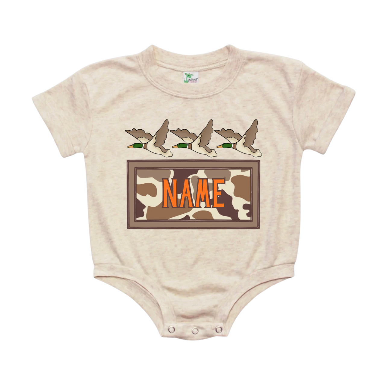 Duck Camo Name Plate Bubble - CUSTOM