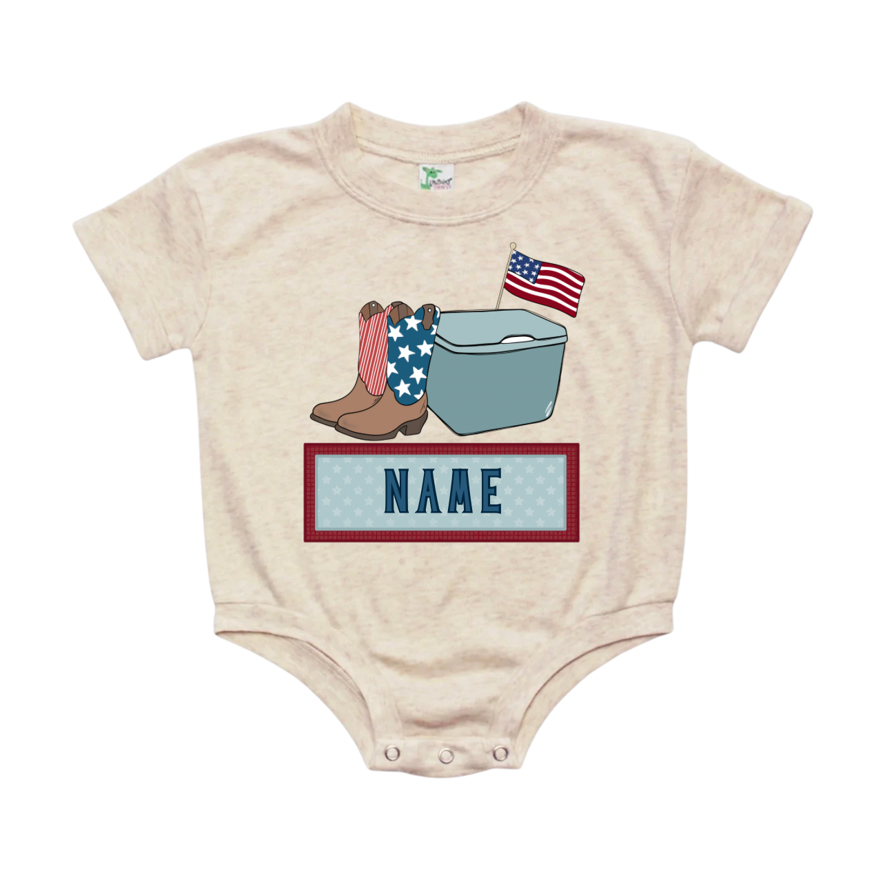 All American Boy Name Bubble - CUSTOM