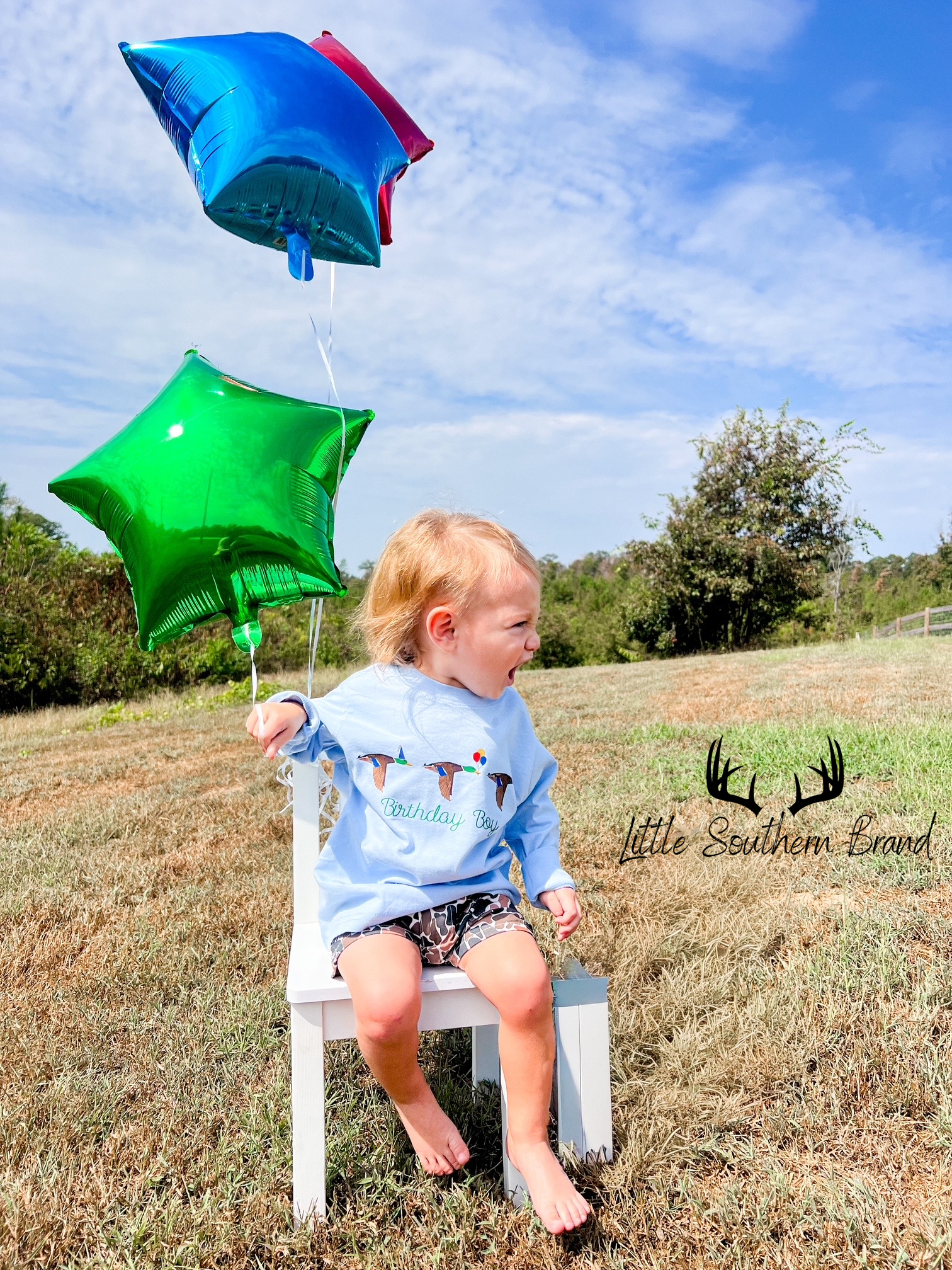 Mallard Birthday Boy | Light Blue