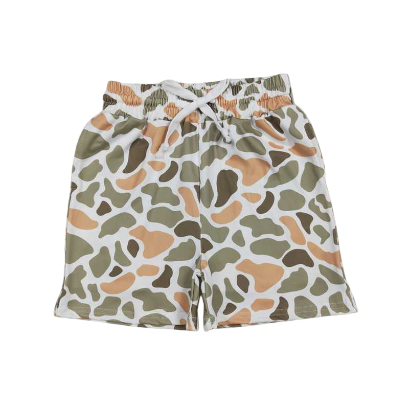 Orange Camo Shorts