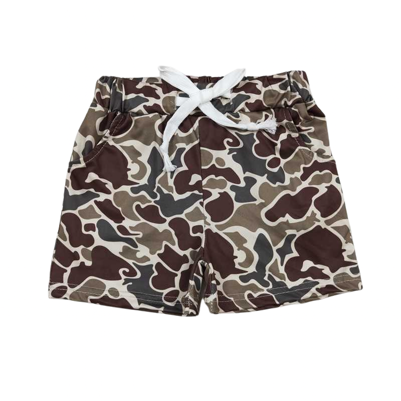Brown Camo Shorts