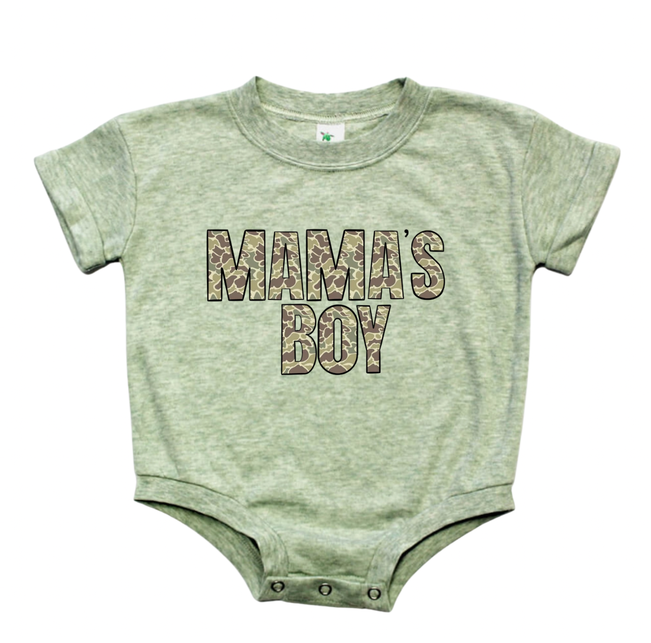Camo Mama’s Boy Bubble - Sage