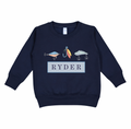 Gingham Fishing Lure Name Crewneck - CUSTOM