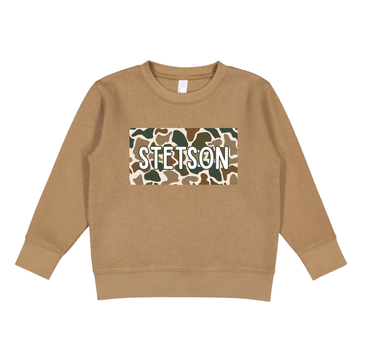 Desert Camo Name Plate Crewneck - CUSTOM