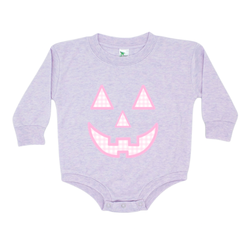 Pink Gingham Jack O’ Lantern Bubble