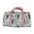 Floral Highland Cow Duffle Bag