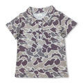 Beige Camo Button Up Shirt