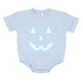 Blue Gingham Jack O’ Lantern Bubble