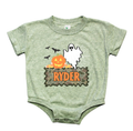 (Sage) Ghost & Pumpkin Camo Name Bubble - CUSTOM