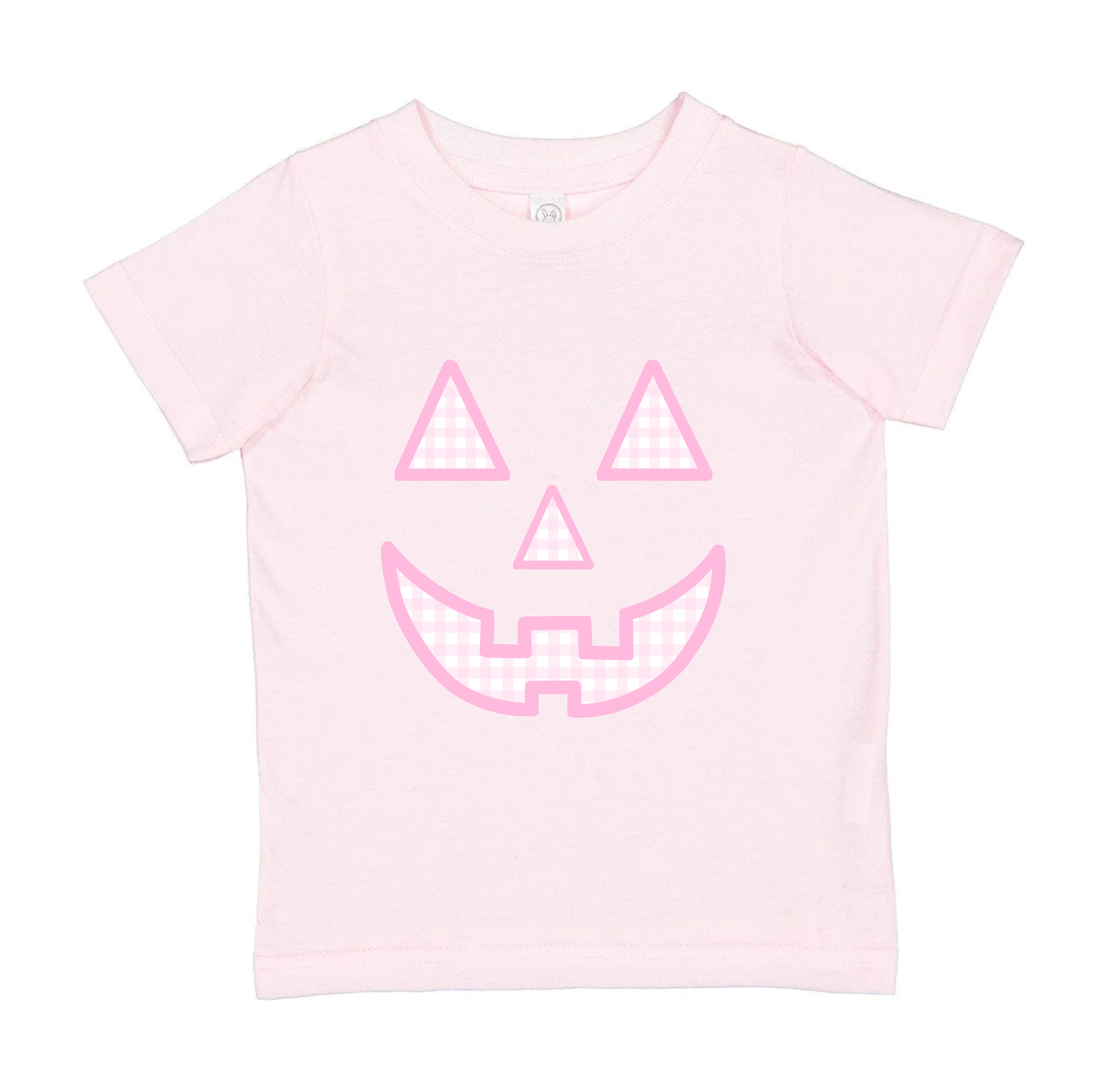 Pink Gingham Jack O’ Lantern Tee