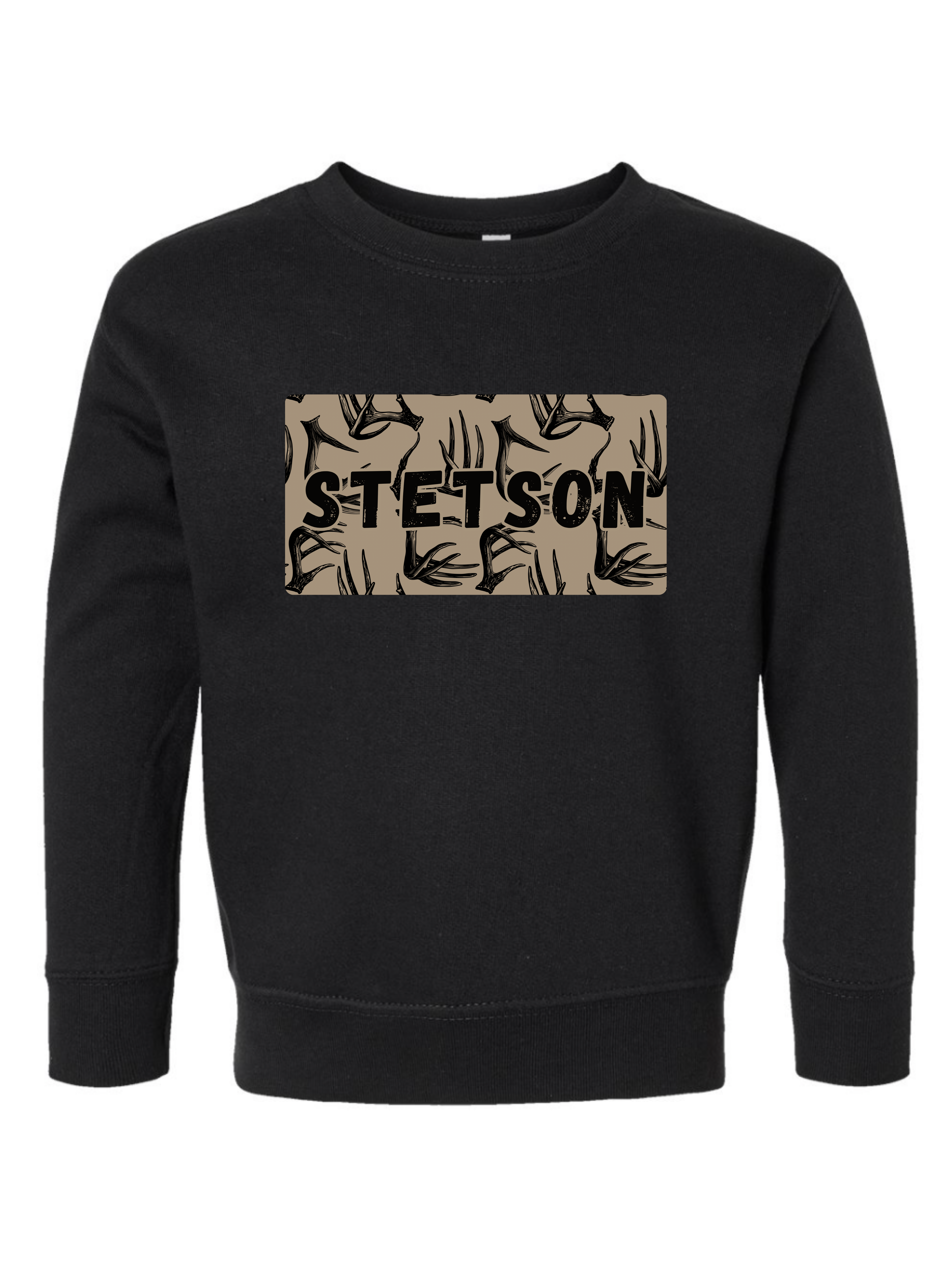 Deer Antler Name Crewneck - CUSTOM