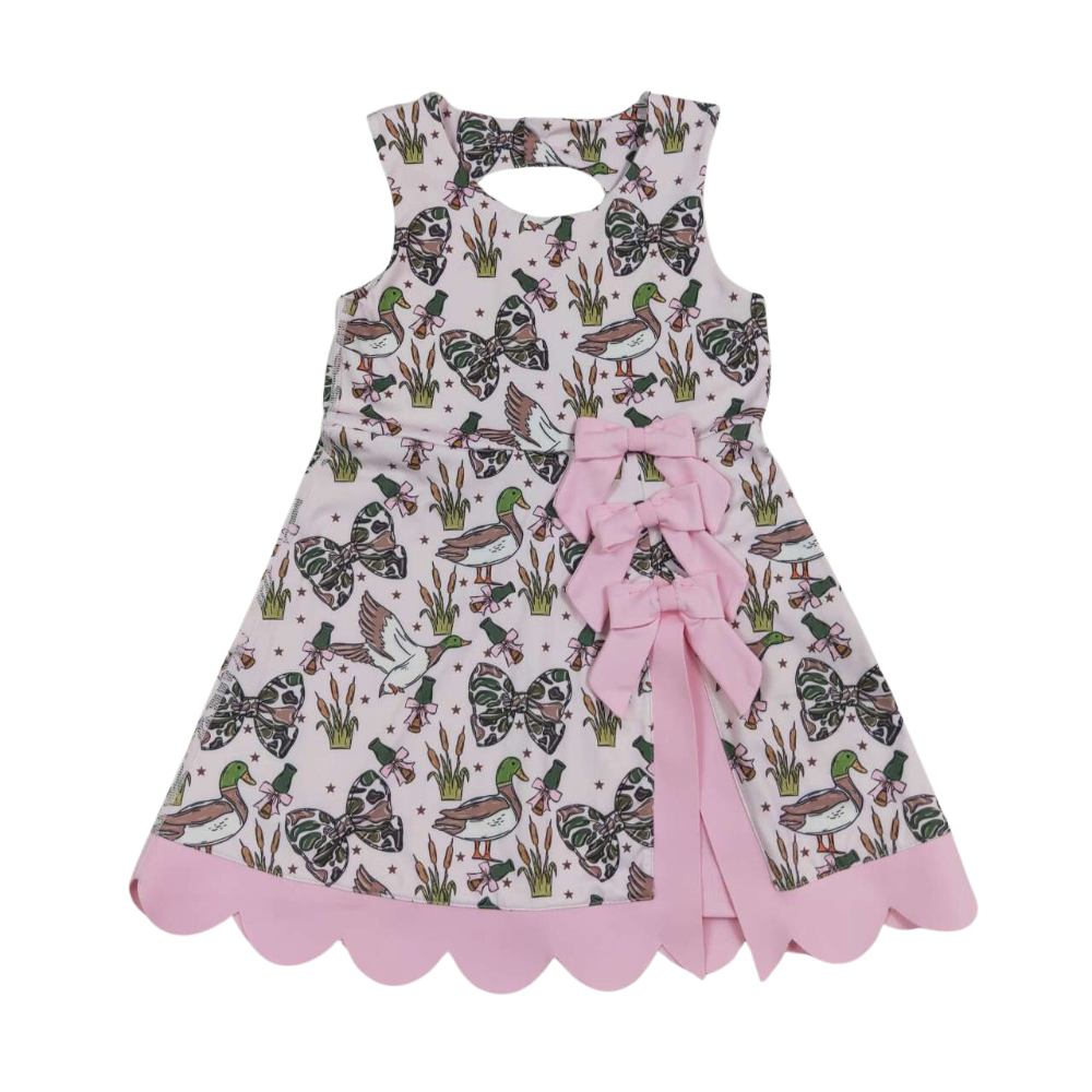 Duck Hunt Scalloped Dress