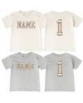 CUSTOM Camo Football Name Tee 🏈