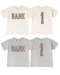 CUSTOM Camo Baseball Name Tee ⚾️